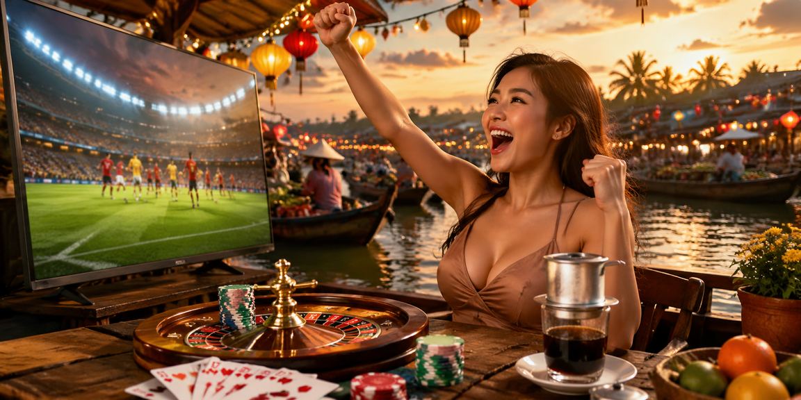 Người dùng tại Cần Thơ thưởng thức cà phê và trải nghiệm casino qua ứng dụng di động